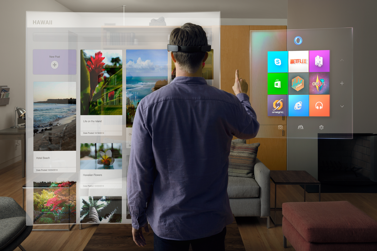 Microsoft HoloLens Gemischte Welt