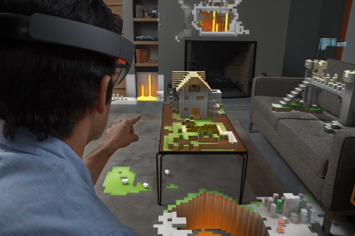Microsoft HoloLens Wohnzimmer